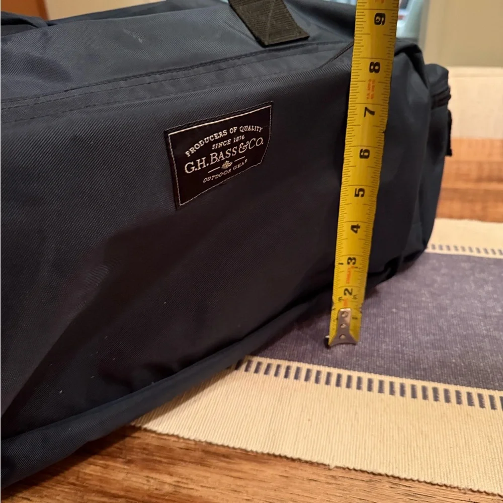 NWOT G.H. Bass & Co. Midnight Blue Duffel Bag